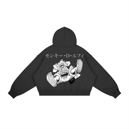 Akaame Studio™ - One Piece Hoodie - Luffy Gear5