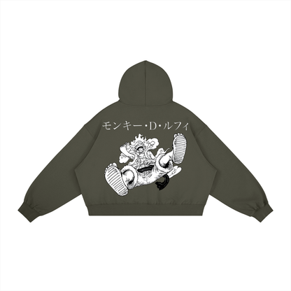 Akaame Studio™ - One Piece Hoodie - Luffy Gear5