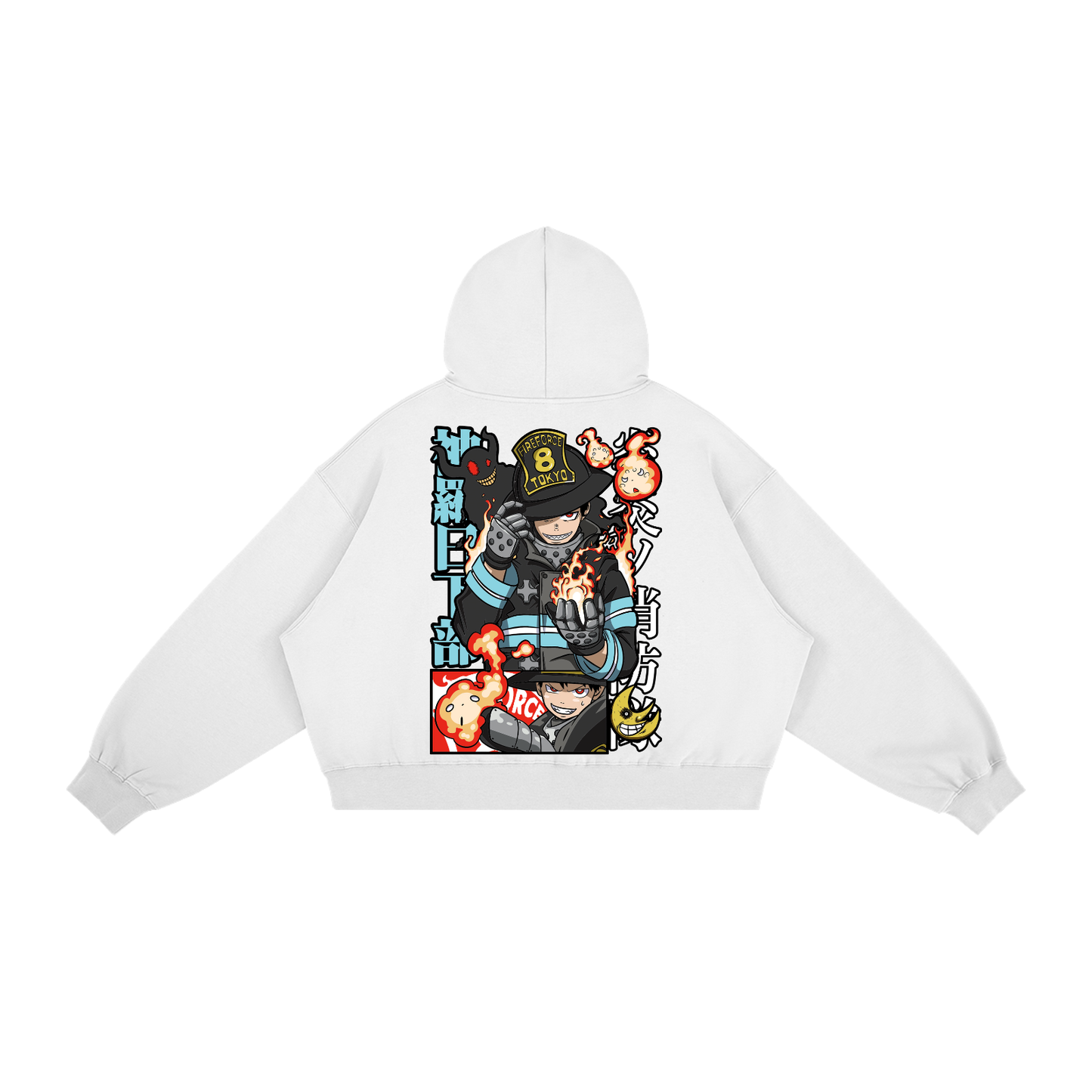 Akaame Studio™ - Fire Force Hoodie - Shinra Kusakabe