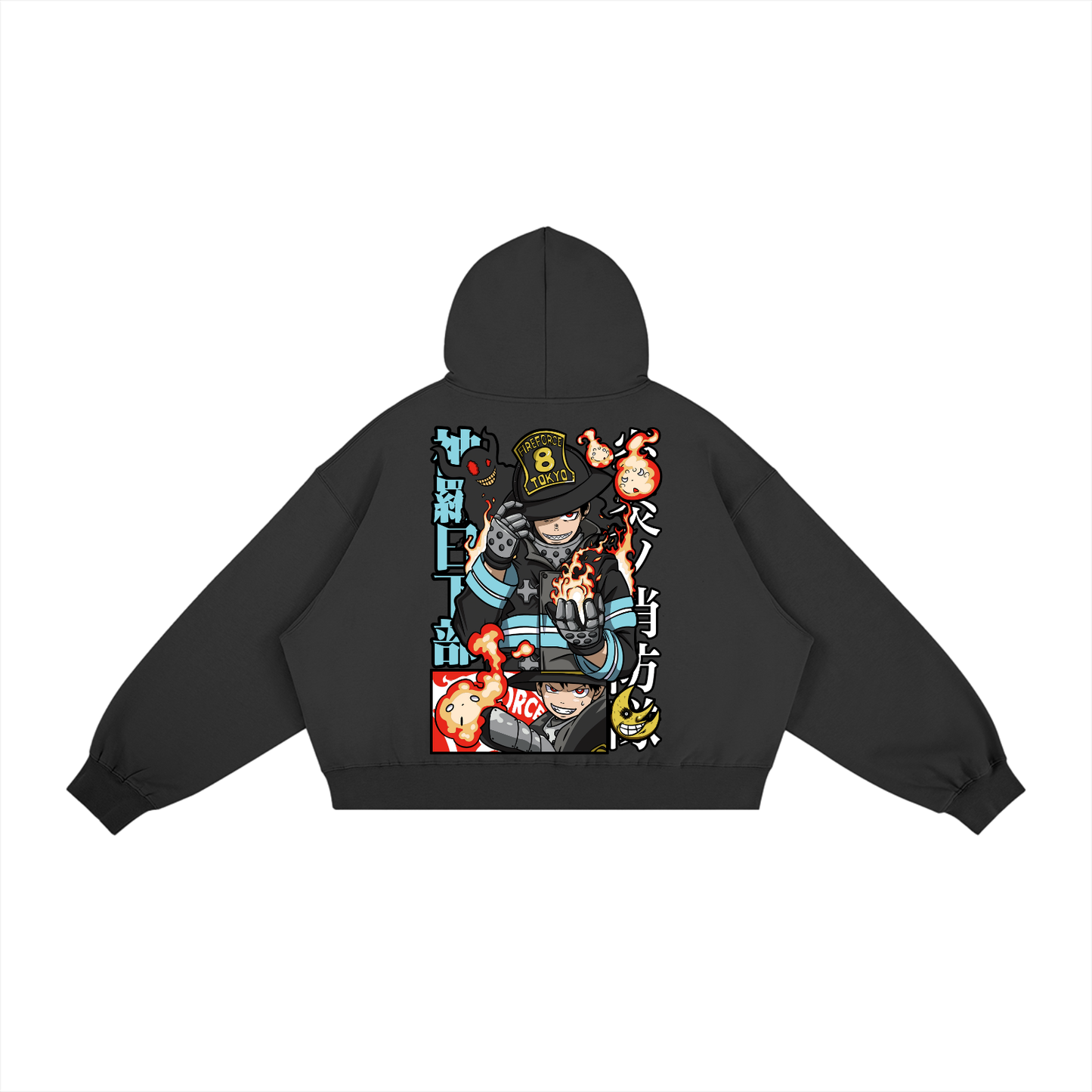 Akaame Studio™ - Fire Force Hoodie - Shinra Kusakabe