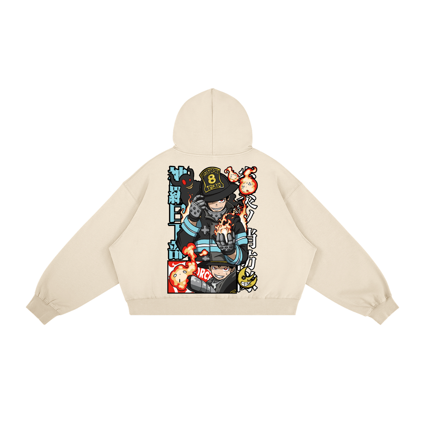 Akaame Studio™ - Fire Force Hoodie - Shinra Kusakabe