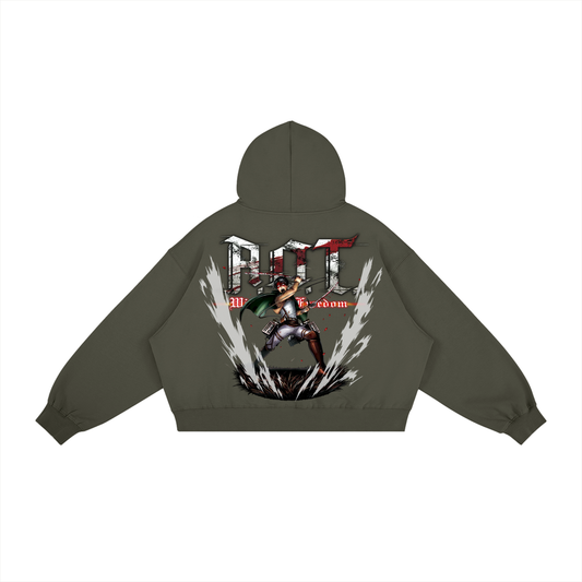 Akaame Studio™ - Attack On Titan Hoodie - Levi Ackerman