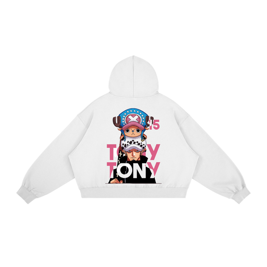 Akaame Studio™ - One Piece Hoodie - Tony Chopper & Trfalgar Law