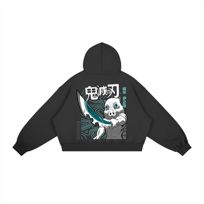 Akaame Studio™ - Demon Slayer Hoodie - Inosuke Hashibira