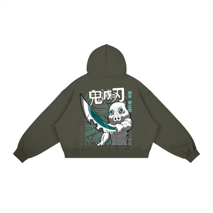 Akaame Studio™ - Demon Slayer Hoodie - Inosuke Hashibira