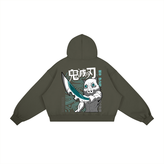 Akaame Studio™ - Demon Slayer Hoodie - Inosuke Hashibira