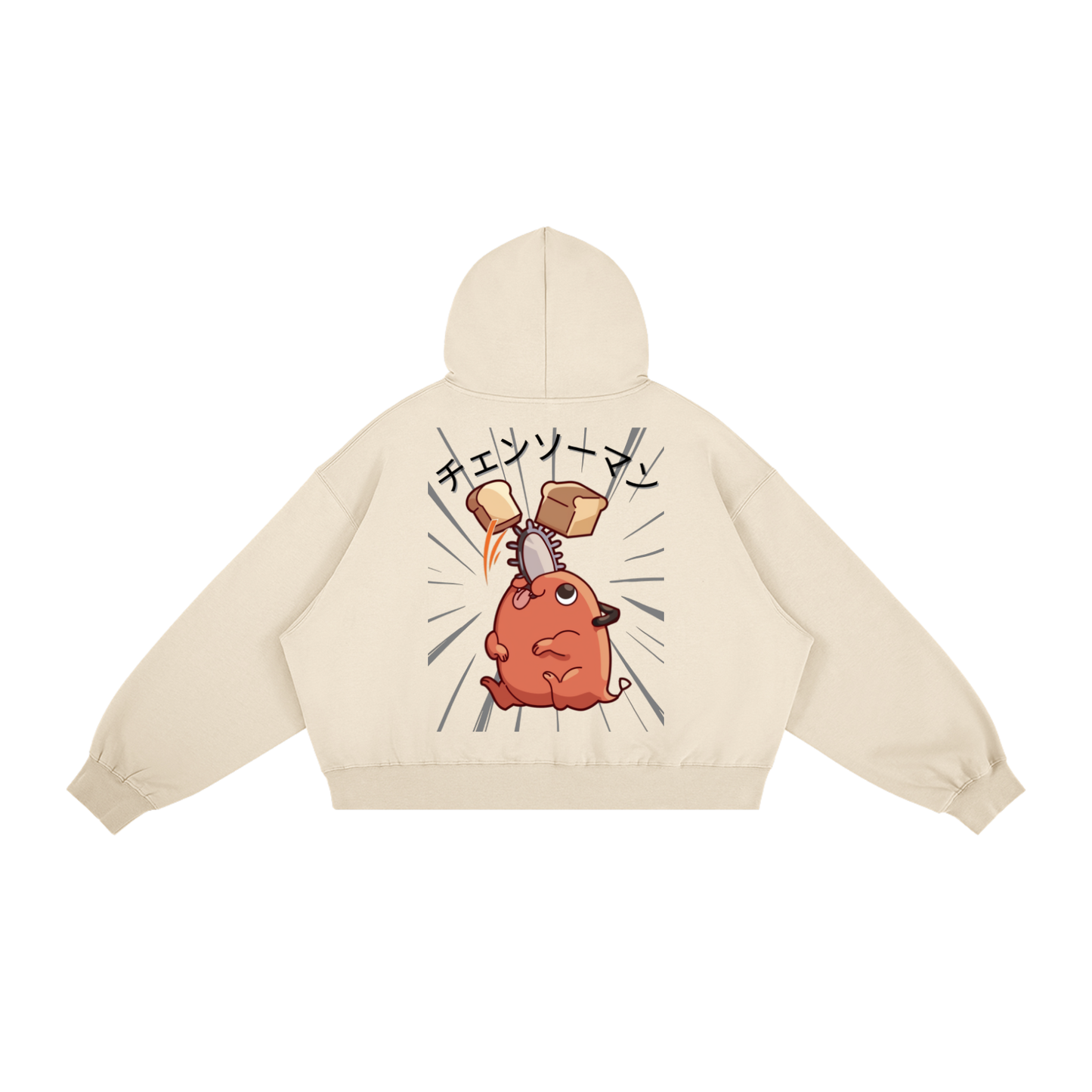 Akaame Studio™ - Chainsaw Man Hoodie - Pochita Bread