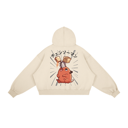 Akaame Studio™ - Chainsaw Man Hoodie - Pochita Bread
