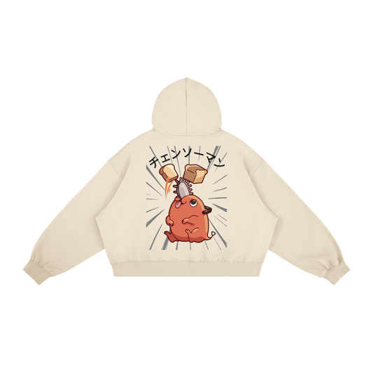 Akaame Studio™ - Chainsaw Man Hoodie - Pochita Bread