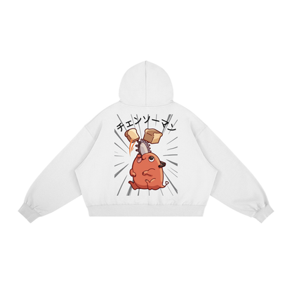 Akaame Studio™ - Chainsaw Man Hoodie - Pochita Bread