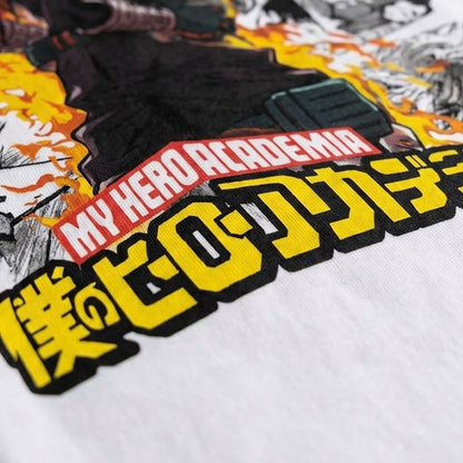 Akaame Studio™ - Explosive Hero Graphic Tee - Shonen Rival Manga Shirt