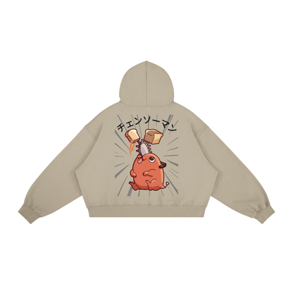 Akaame Studio™ - Chainsaw Man Hoodie - Pochita Bread
