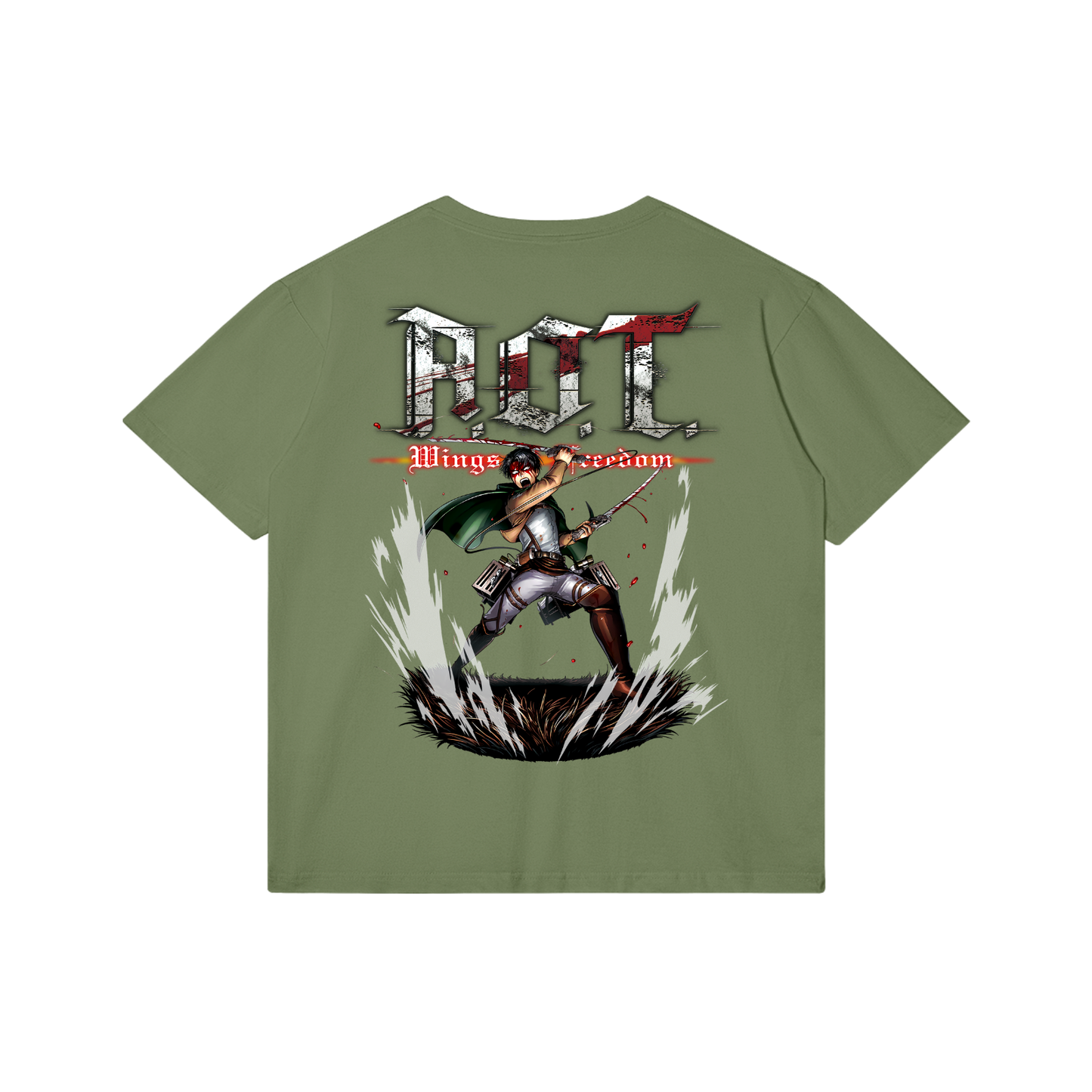 Akaame Studio™  Attack On Titan Tee - Levi Ackerman