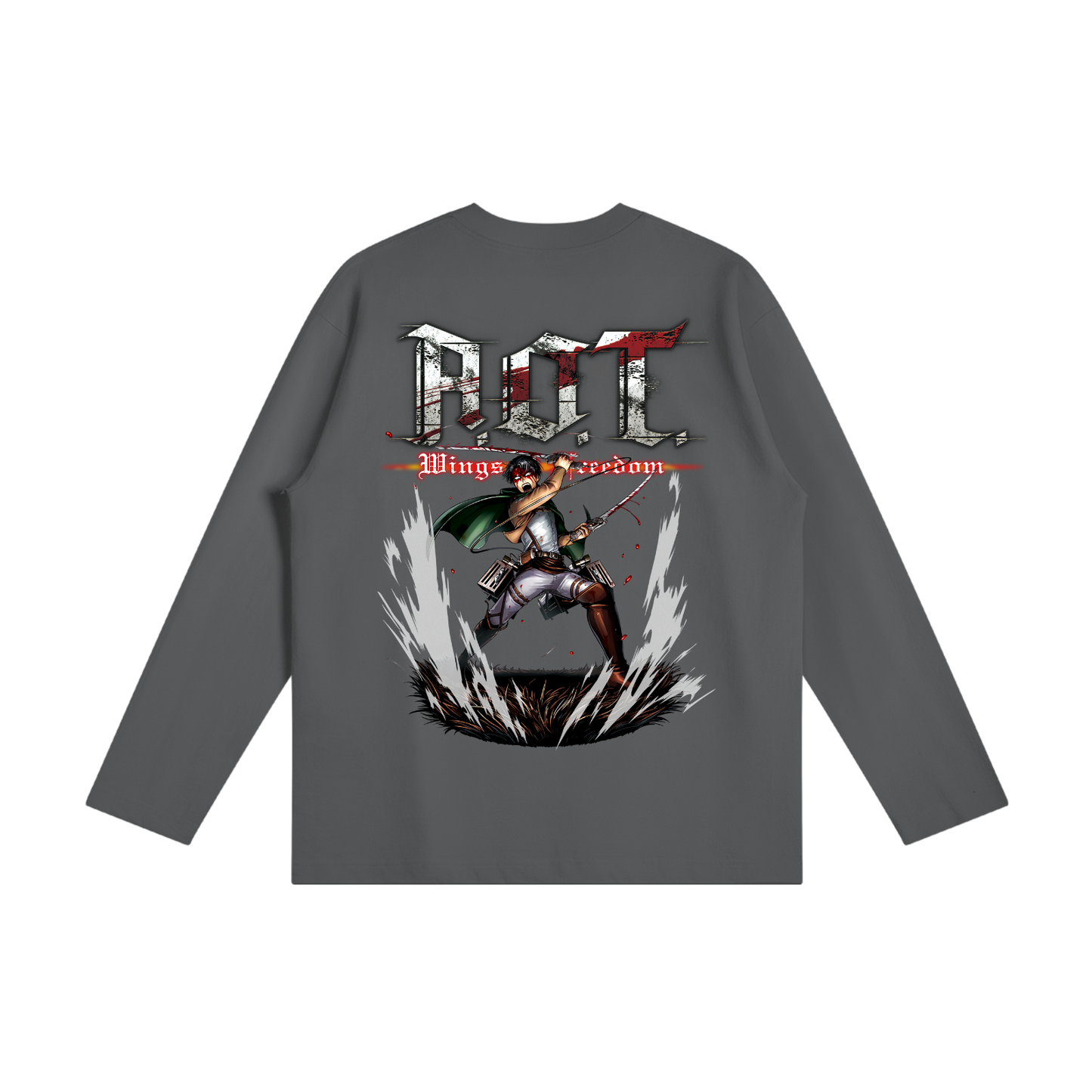 Akaame Studio™ - Attack On Titan Long Sleeve - Levi Ackerman