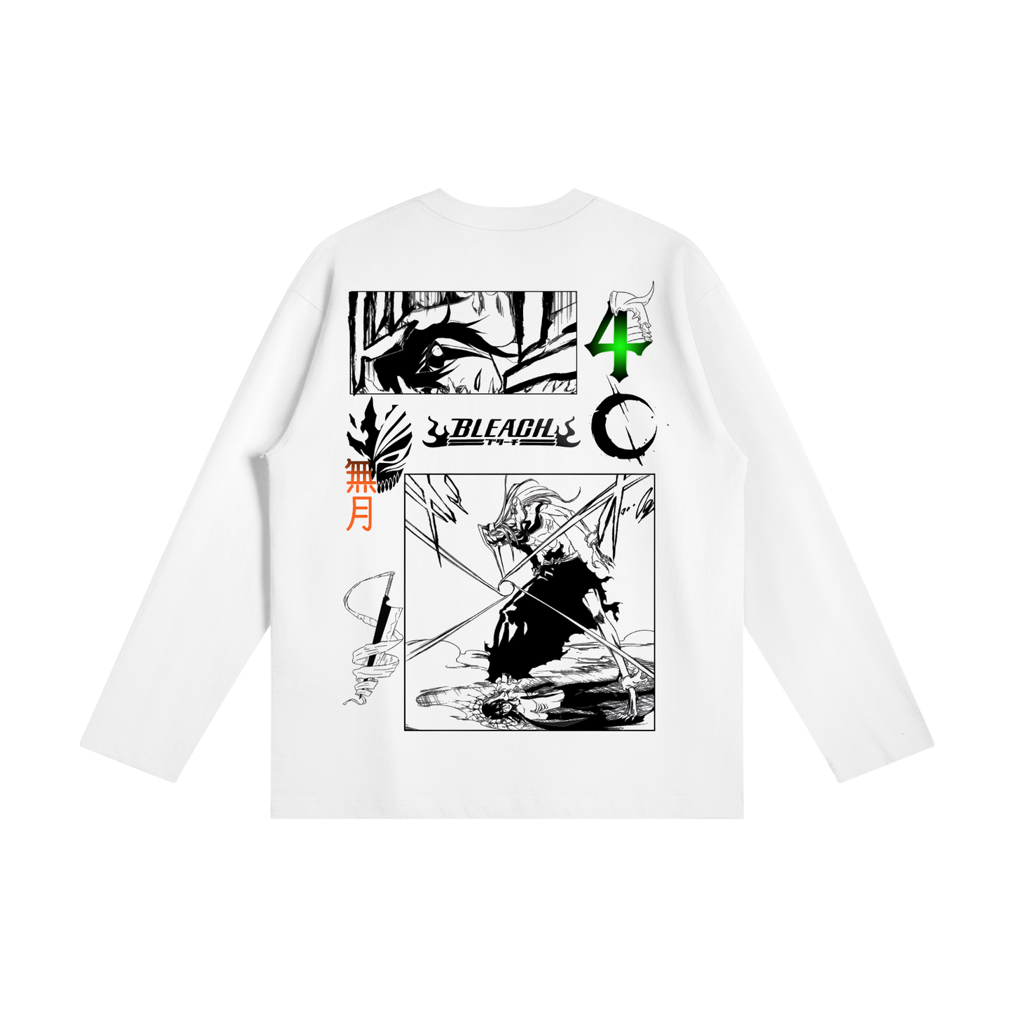 Akaame Studio™ - Bleach Long Sleeve - Ulquiorra Vs Ichigo