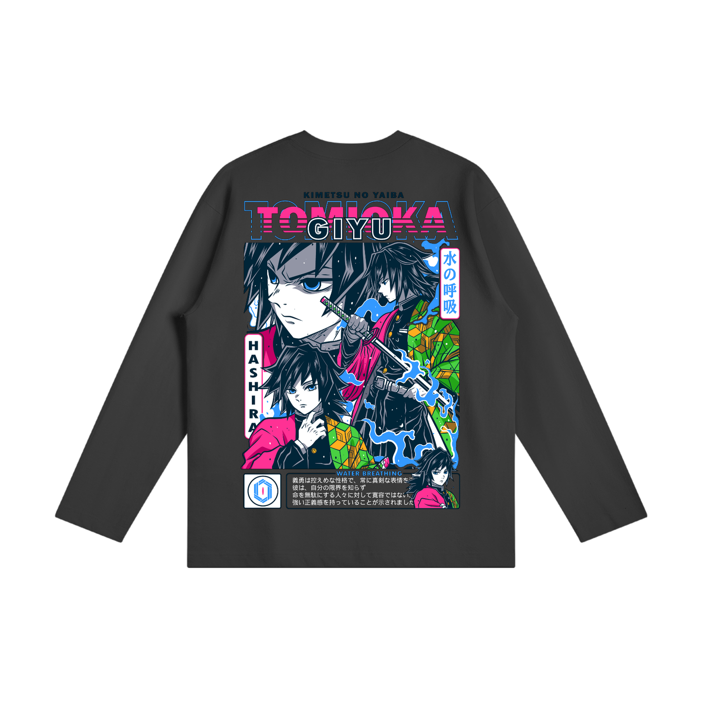 Akaame Studio™ - Demon Slayer Long Sleeve - Giyu Tomioka