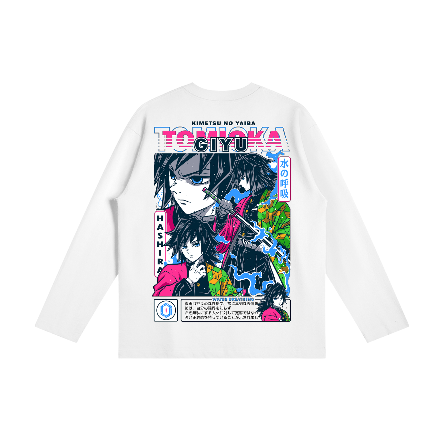 Akaame Studio™ - Demon Slayer Long Sleeve - Giyu Tomioka