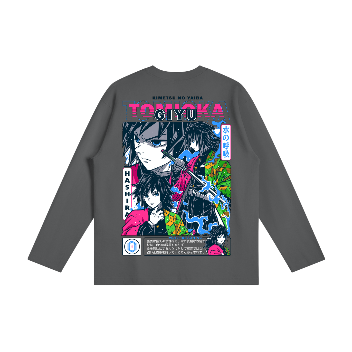 Akaame Studio™ - Demon Slayer Long Sleeve - Giyu Tomioka