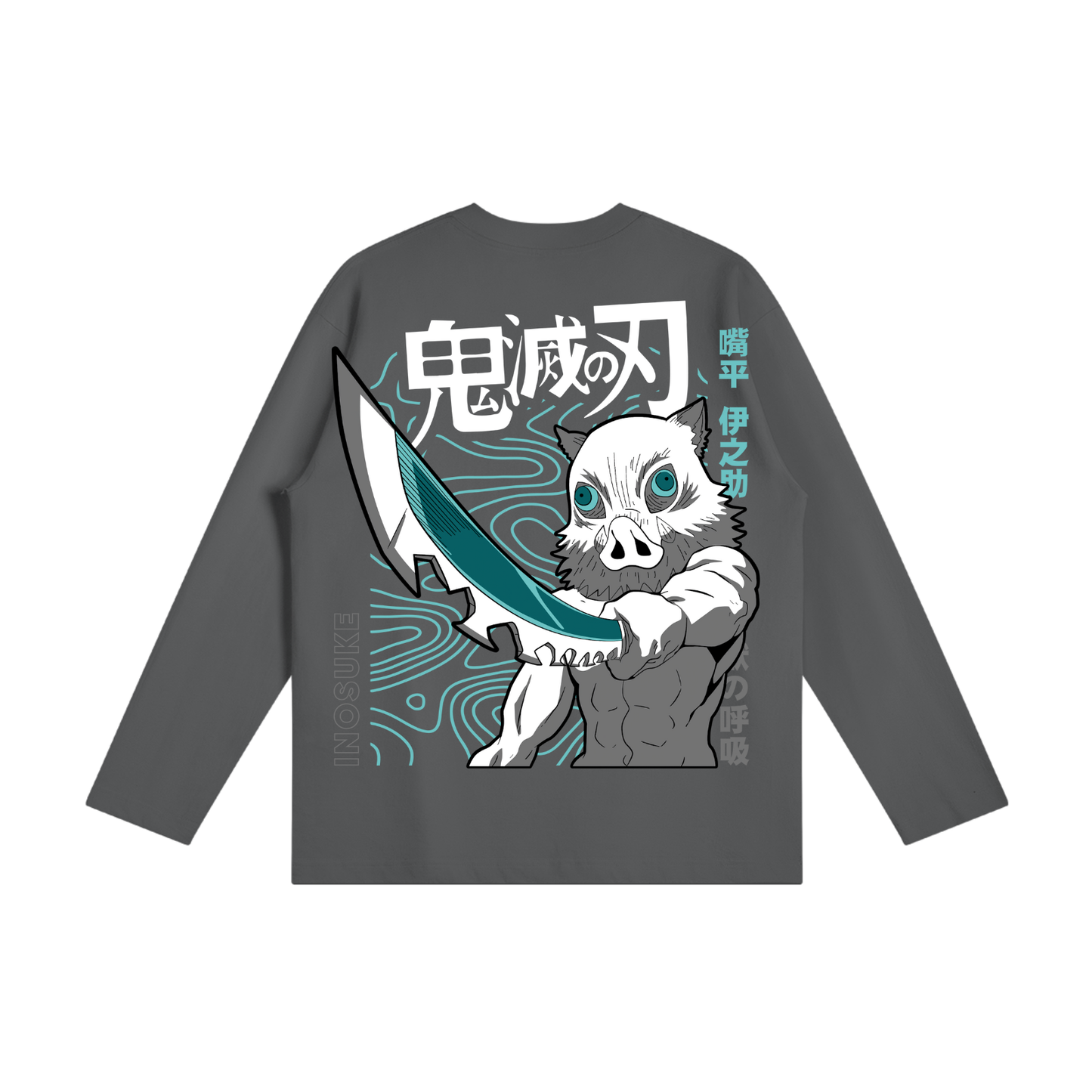 Akaame Studio™ - Demon Slayer Long Sleeve - Inosuke Hashibira