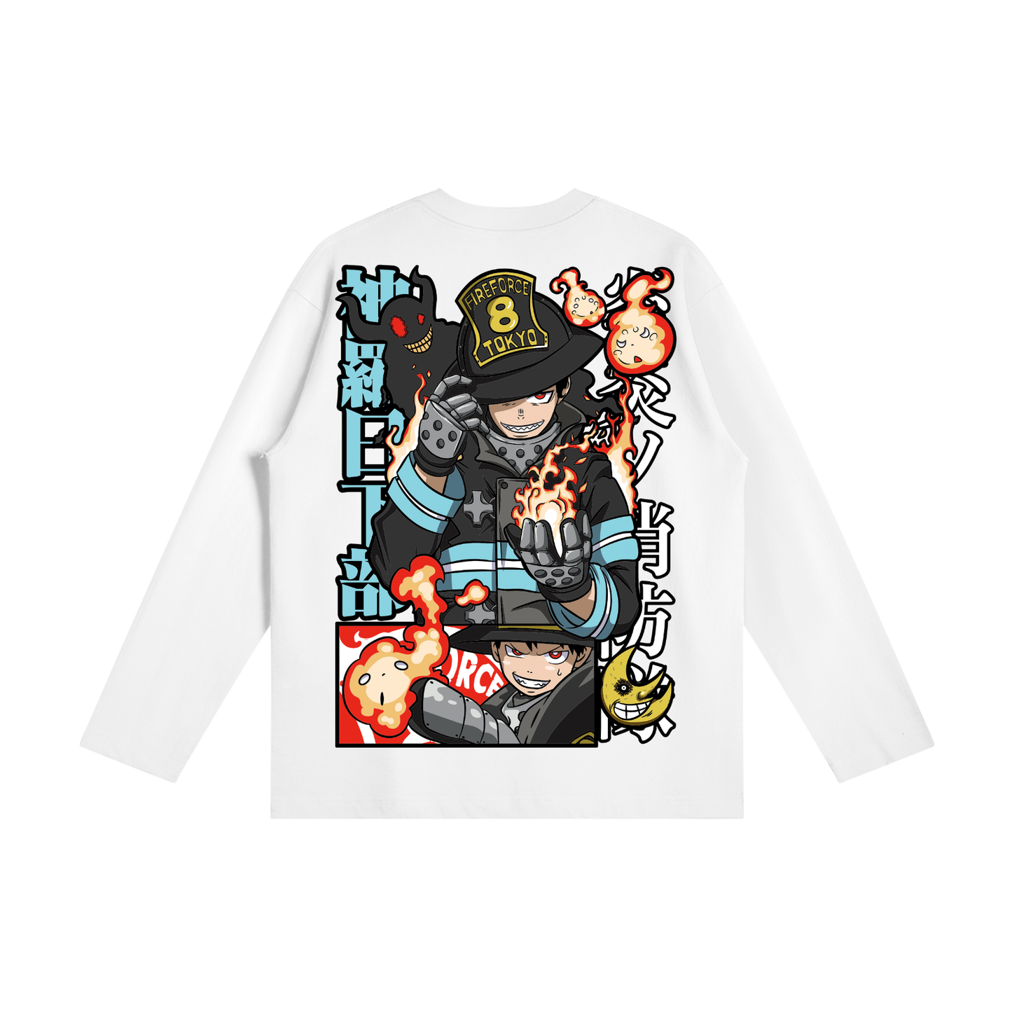 Akaame Studio™ - Fire Force Long Sleeve - Shinra Kusakabe