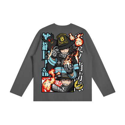 Akaame Studio™ - Fire Force Long Sleeve - Shinra Kusakabe