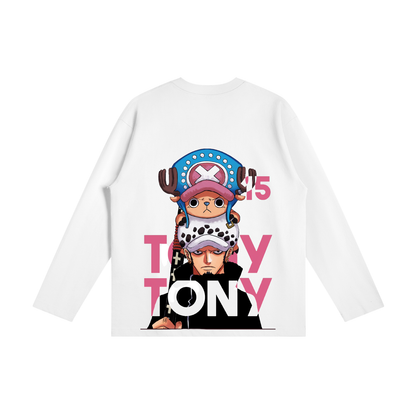 Akaame Studio™ - One Piece Long Sleeve - Tony Chopper & Trfalgar Law