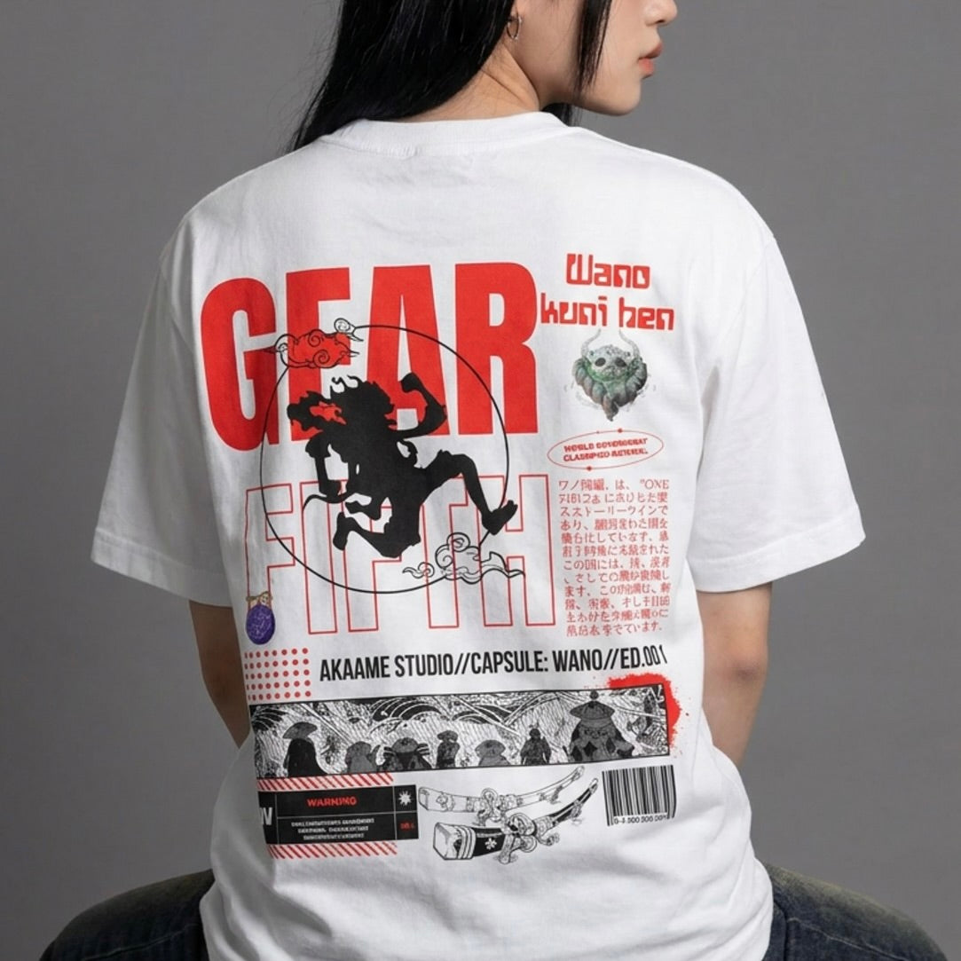 Akaame Studio™ - Awakened Warrior Graphic Tee - Samurai Arc Streetwear