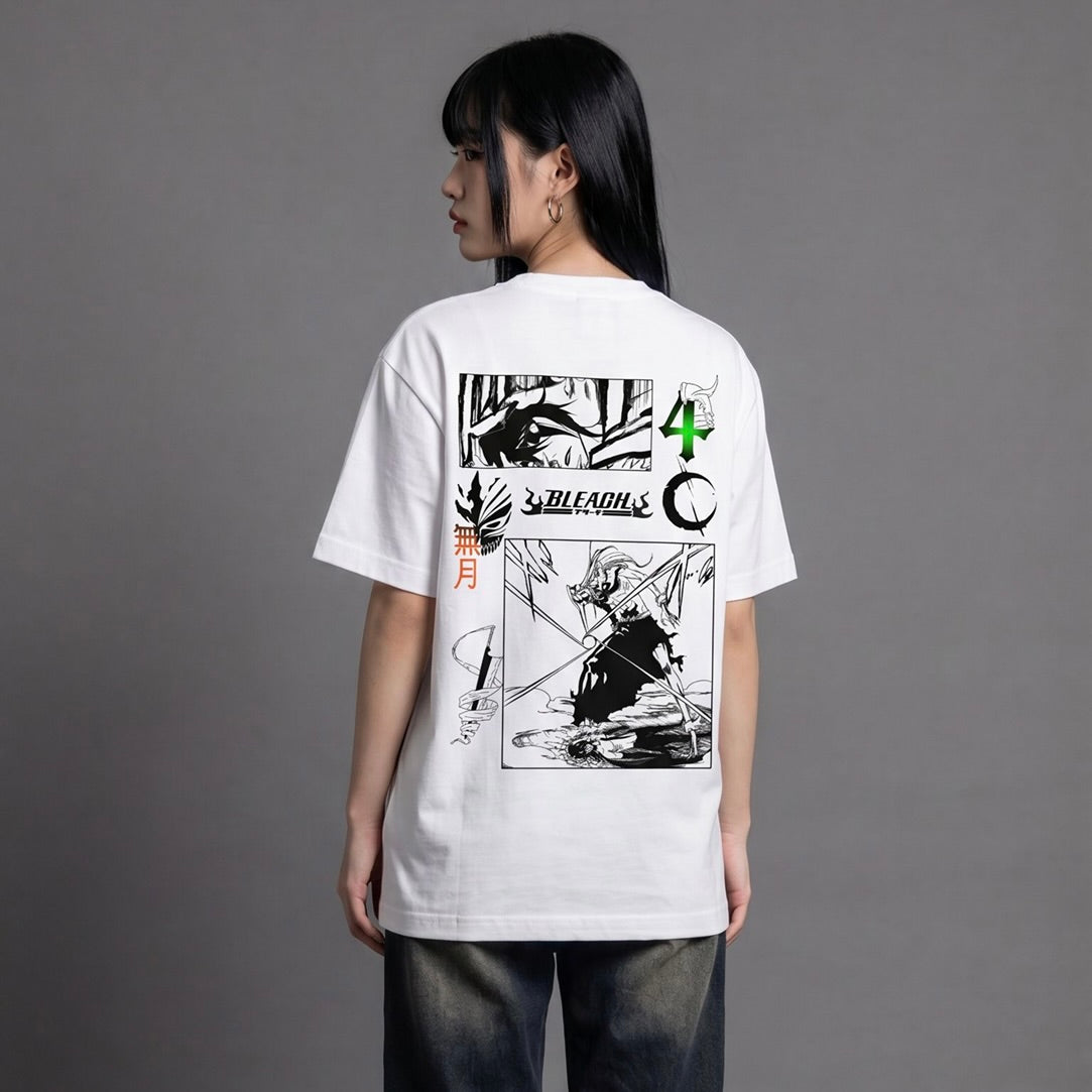 Akaame Studio™ - Soul Reaper Graphic Tee - Hollow Mask Manga Shirt