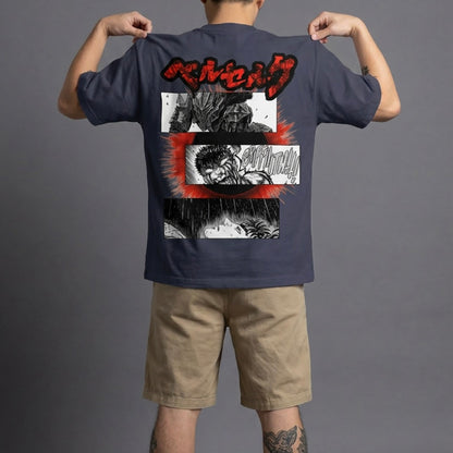 Akaame Studio™ - Blood Eclipse T-Shirt - Dark Armor Graphic Shirt