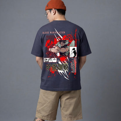 Akaame Studio™ - Blood Manipulation Graphic Tee - Manga Poster Apparel