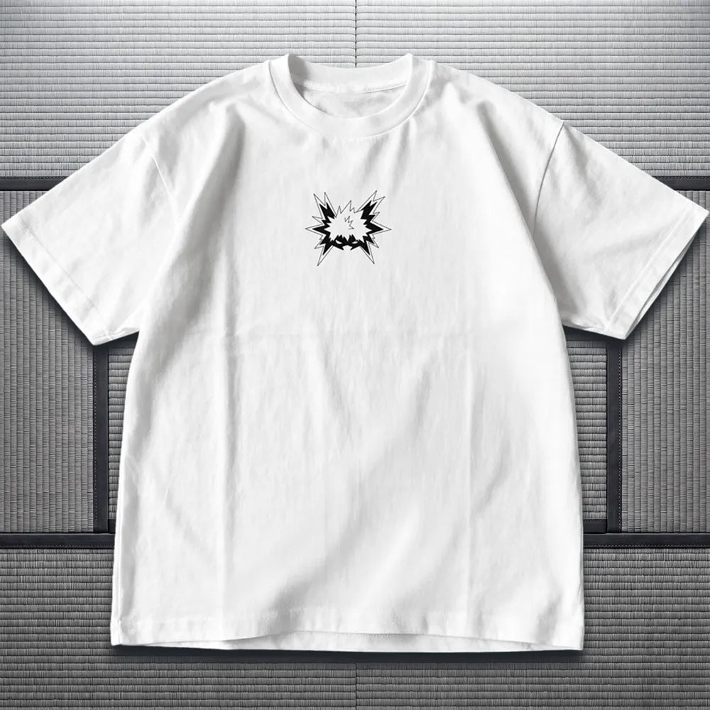 Akaame Studio™ - Explosive Hero Graphic Tee - Shonen Rival Manga Shirt