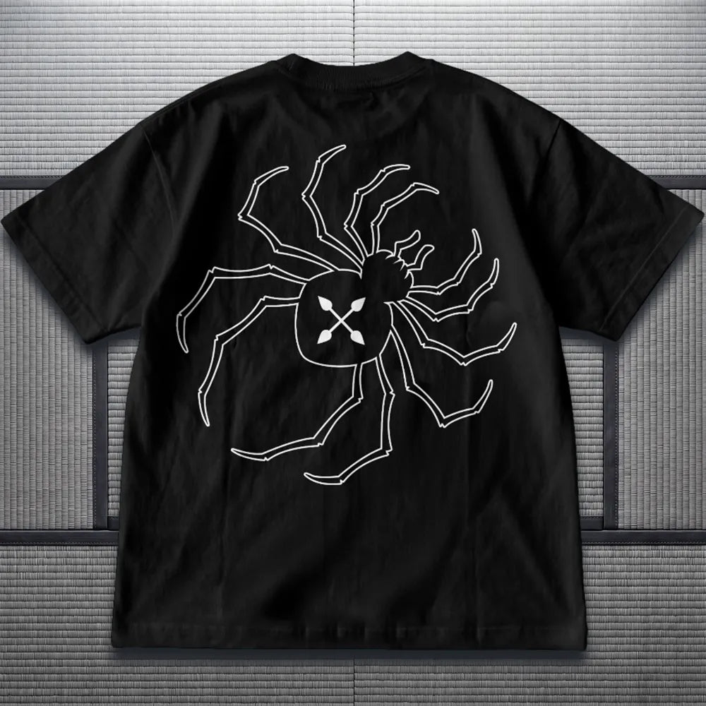 Akaame Studio™ - Phantom Spider T-Shirt - Dark Manga Antagonist Apparel