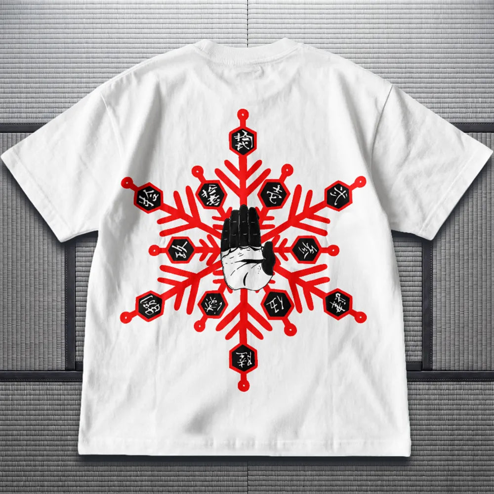 Akaame Studio™ - Demon Blood Art Graphic Tee - Martial Arts Anime Shirt