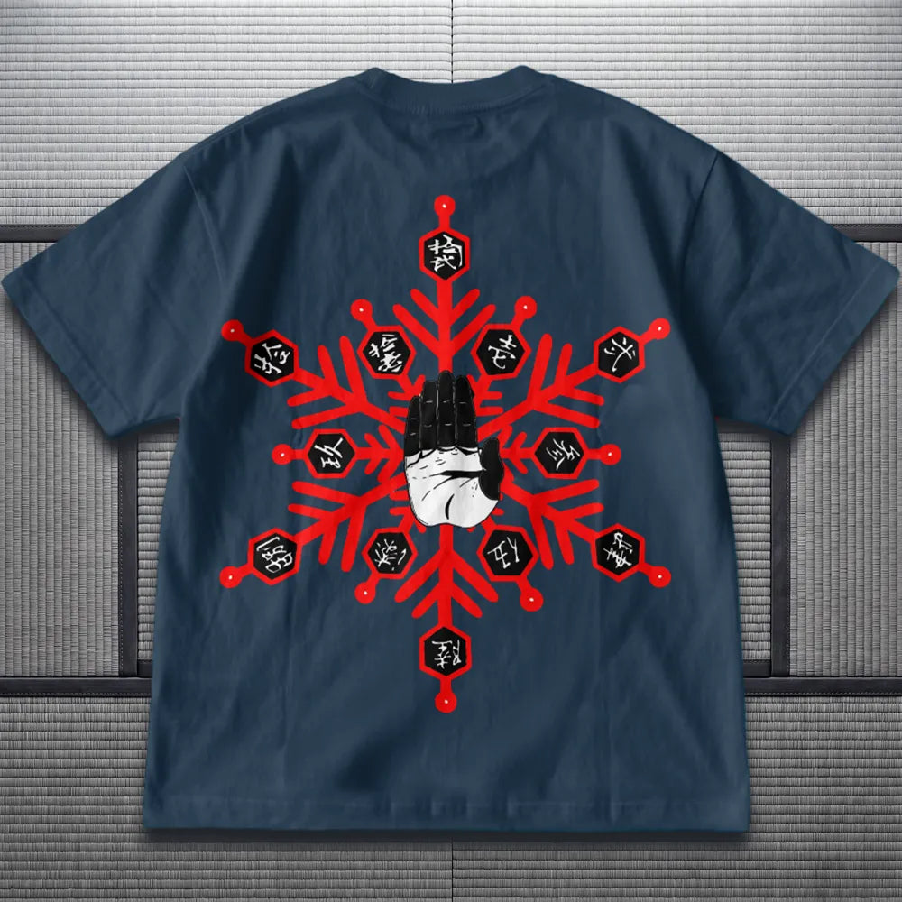 Akaame Studio™ - Demon Blood Art Graphic Tee - Martial Arts Anime Shirt