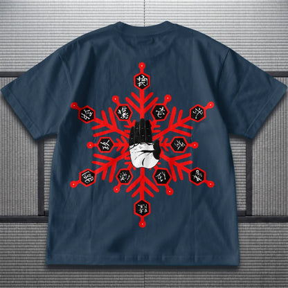 Akaame Studio™ - Demon Blood Art Graphic Tee - Martial Arts Anime Shirt