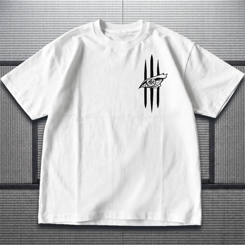 Akaame Studio™ - Demon Blood Art Graphic Tee - Martial Arts Anime Shirt