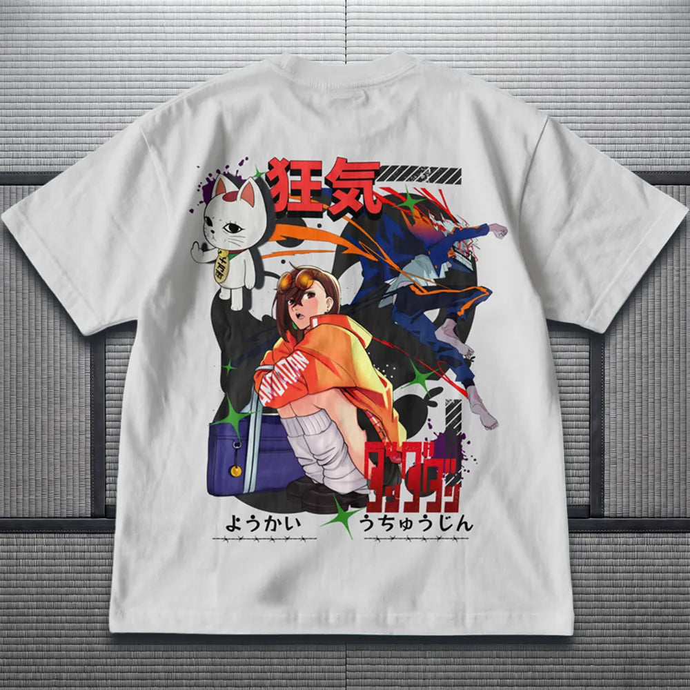 Akaame Studio™ - Supernatural Duo Graphic Tee - Occult & Alien Anime Shirt
