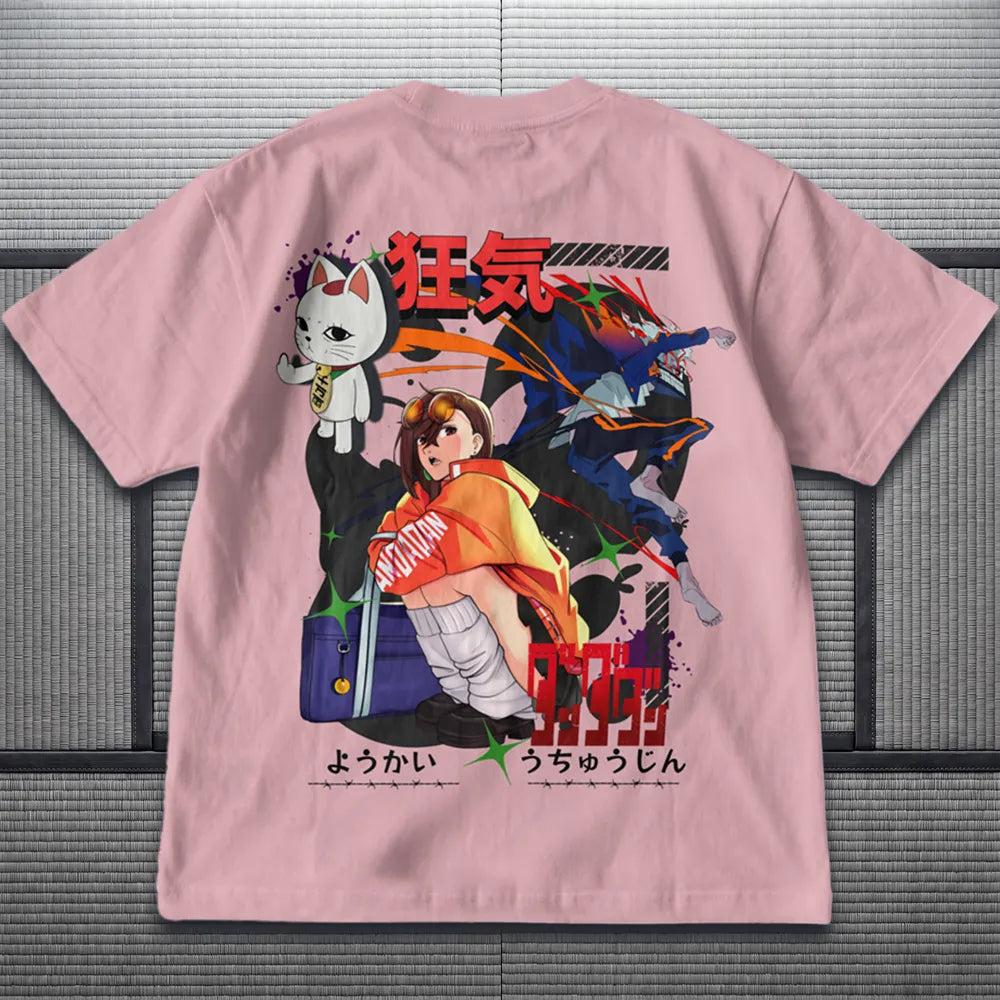 Akaame Studio™ - Supernatural Duo Graphic Tee - Occult & Alien Anime Shirt