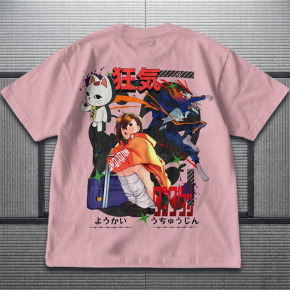 Akaame Studio™ - Supernatural Duo Graphic Tee - Occult & Alien Anime Shirt