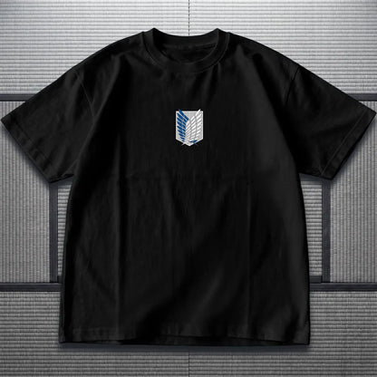 Akaame Studio™ -  Slayer Graphic Tee - Dark Military Anime Shirt