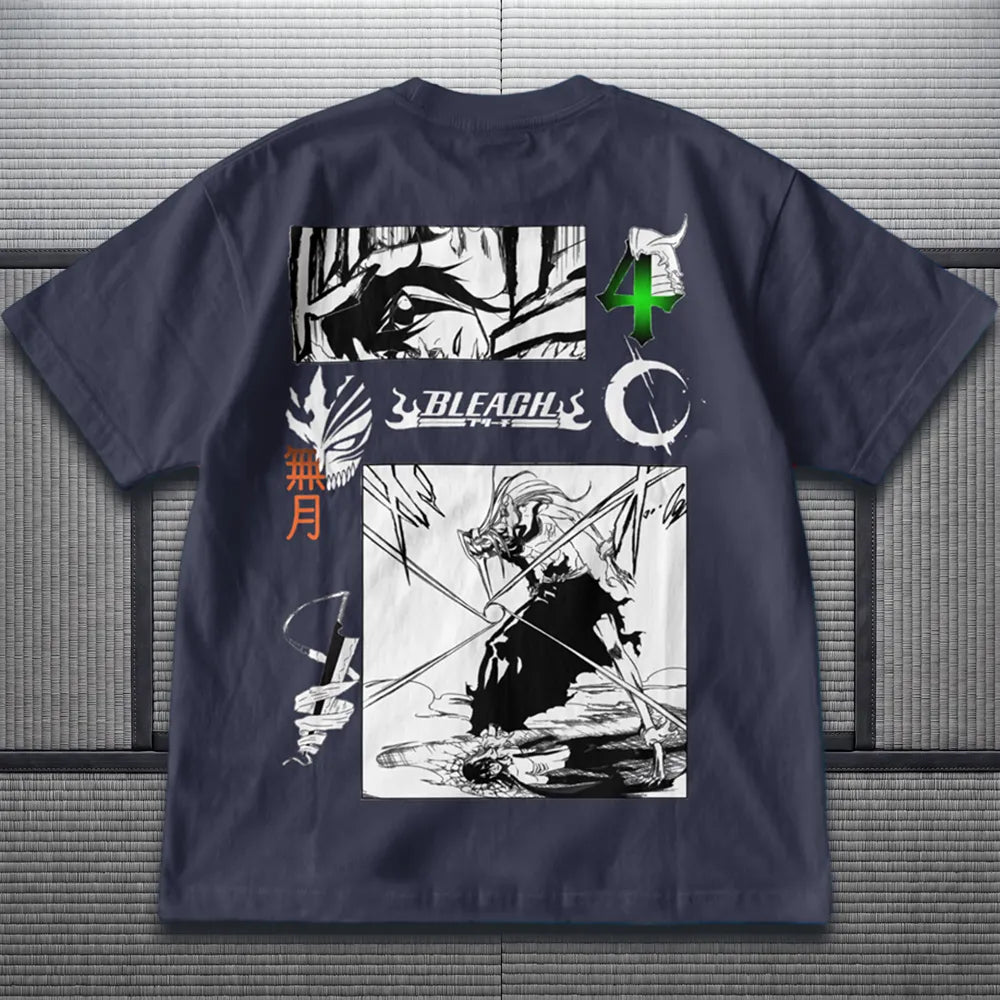 Akaame Studio™ - Soul Reaper Graphic Tee - Hollow Mask Manga Shirt
