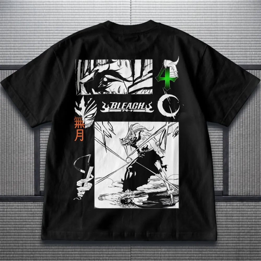 Akaame Studio™ - Soul Reaper Graphic Tee - Hollow Mask Manga Shirt