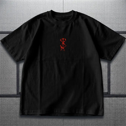 Akaame Studio™ - Blood Eclipse T-Shirt - Dark Armor Graphic Shirt
