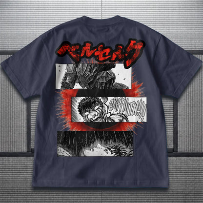 Akaame Studio™ - Blood Eclipse T-Shirt - Dark Armor Graphic Shirt