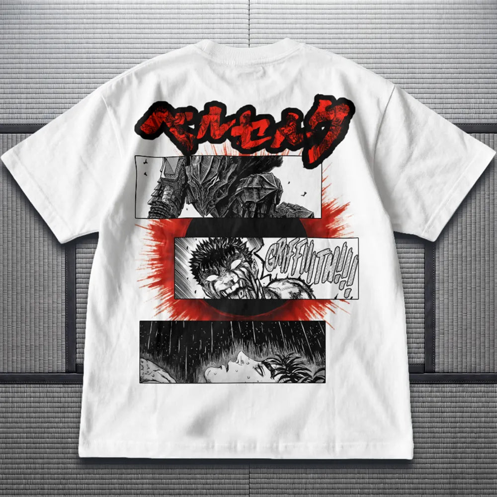Akaame Studio™ - Blood Eclipse T-Shirt - Dark Armor Graphic Shirt