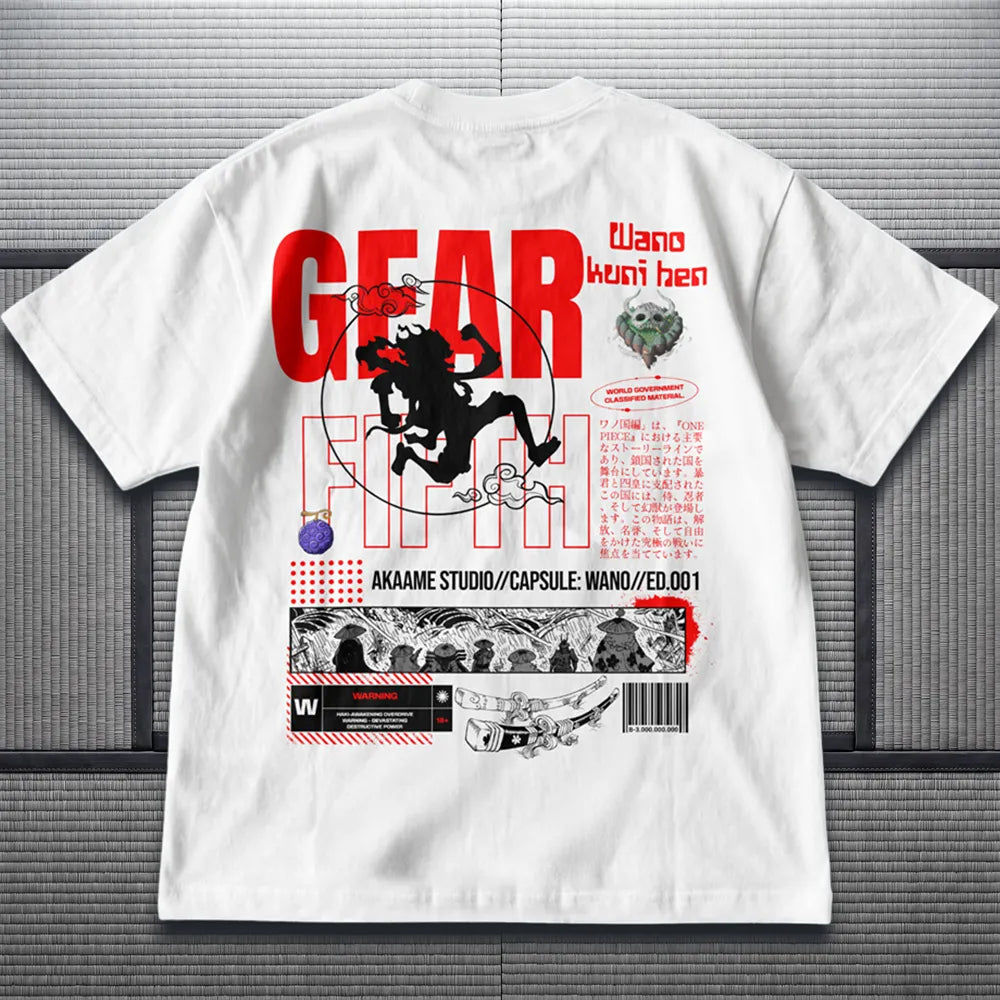 Akaame Studio™ - Awakened Warrior Graphic Tee - Samurai Arc Streetwear