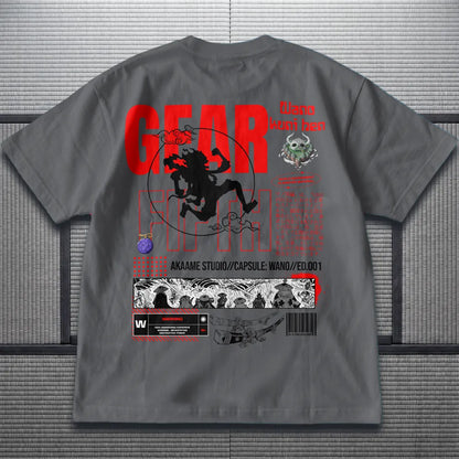 Akaame Studio™ - Awakened Warrior Graphic Tee - Samurai Arc Streetwear