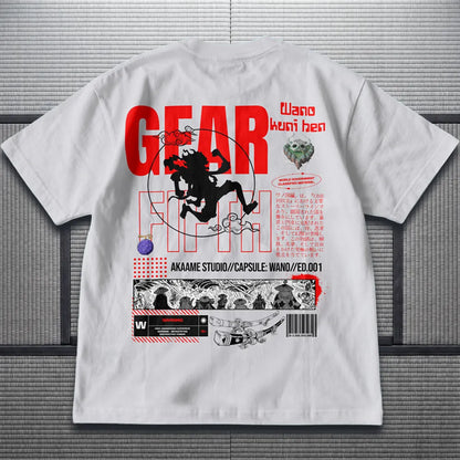 Akaame Studio™ - Awakened Warrior Graphic Tee - Samurai Arc Streetwear
