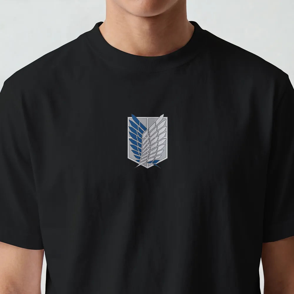 Akaame Studio™ -  Slayer Graphic Tee - Dark Military Anime Shirt