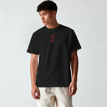Akaame Studio™ - Blood Eclipse T-Shirt - Dark Armor Graphic Shirt